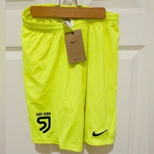 NWT Nike Men's size S Neon Yellow San Juan Slim Fit Sports Shorts